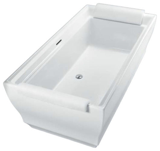 Acrylic Freestanding Aimes Cotton Polished Nickel