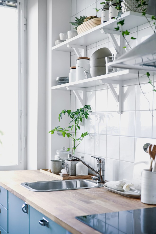 Inspiration for a scandinavian kitchen in Stockholm.