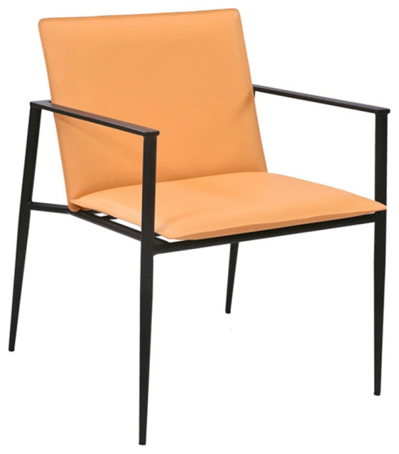 Giulia Accent Chair With Black Matt Lacquer Midcentury Armchairs