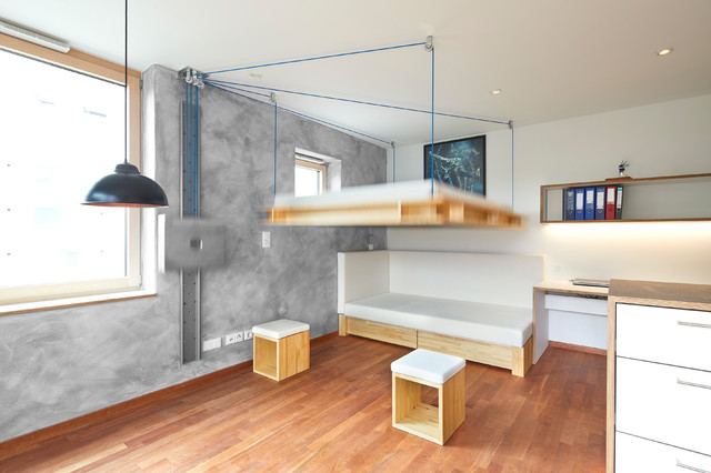 Hängebett in Einraumwohnung - Modern - Schlafzimmer - Sonstige - von DOMANI INTERIOR