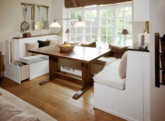 Kitchen Bar and Seating contemporaneo-cocina