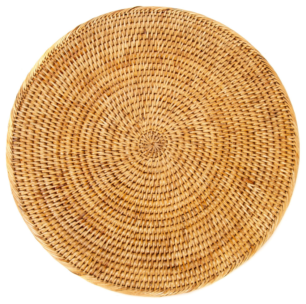 Artifacts Rattan Round Placemat Tropical Placemats by Artifacts