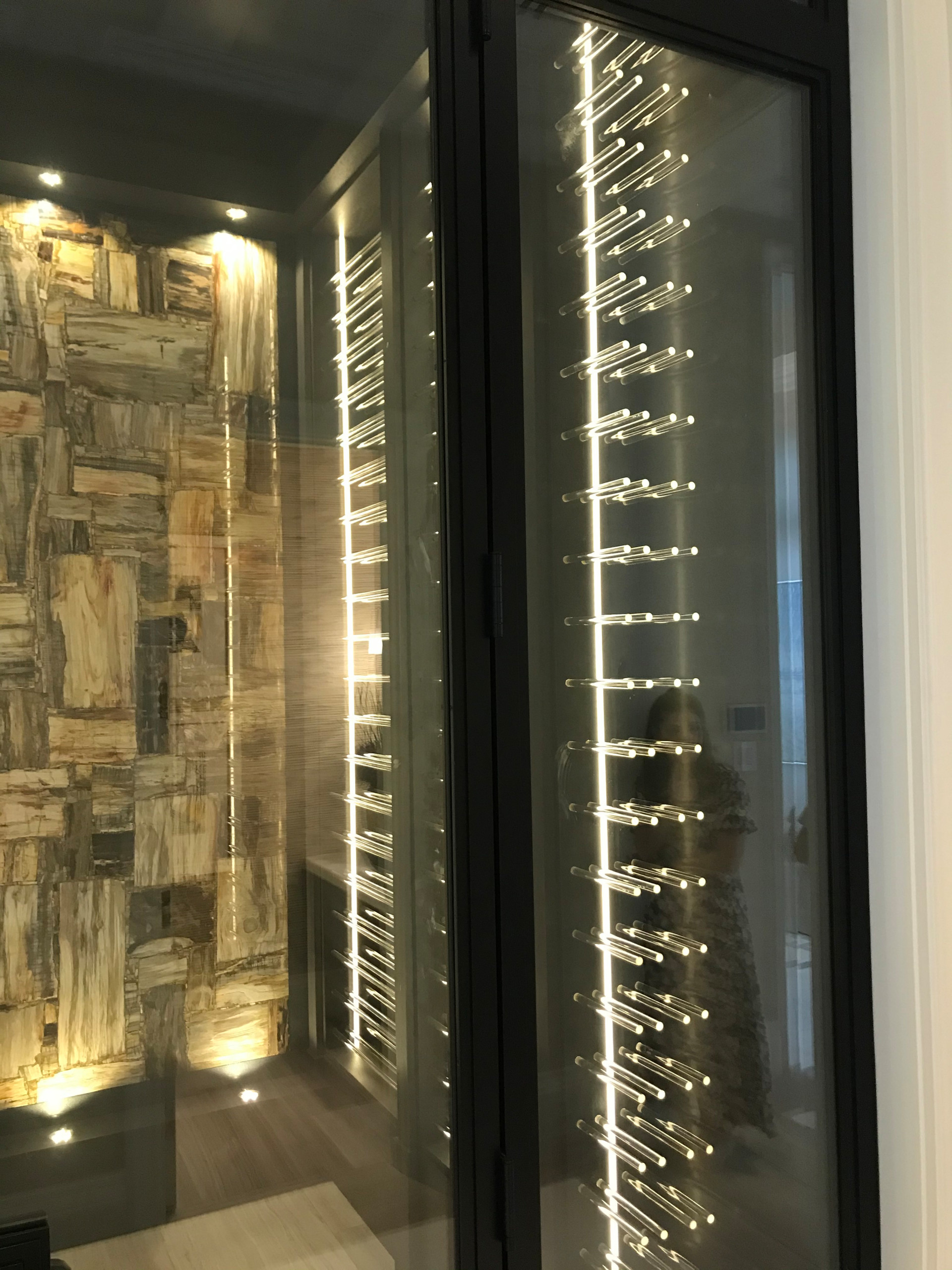 Custom Wine Holder with Glass Rods