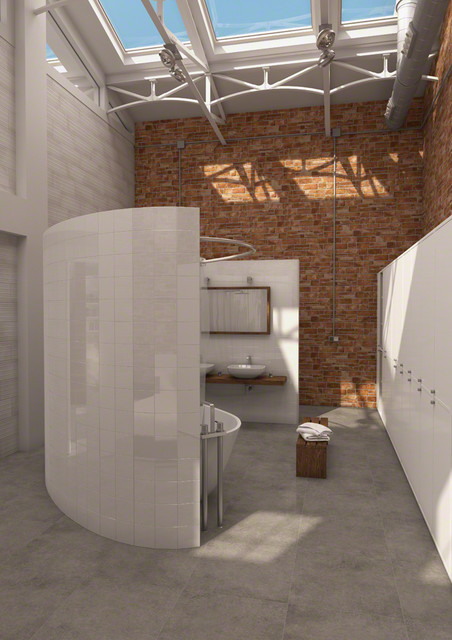 Bunker - Cerco - Grafito modern-badezimmer