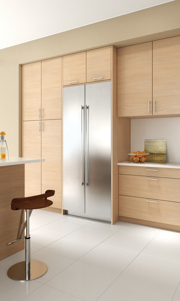 Интегрируемые холодильники в интерьере