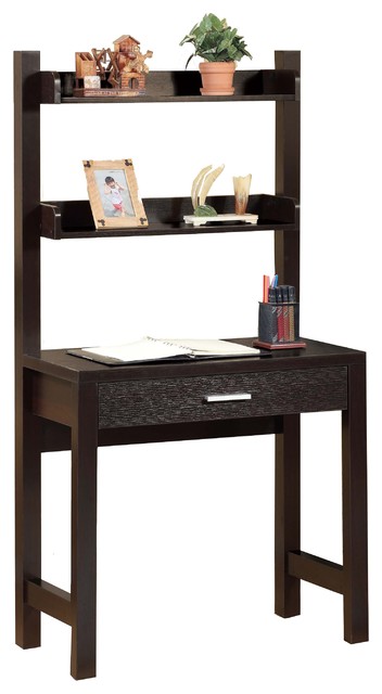 13748 Smart Home Tall Red Cocoa Desk Desks And Hutches By