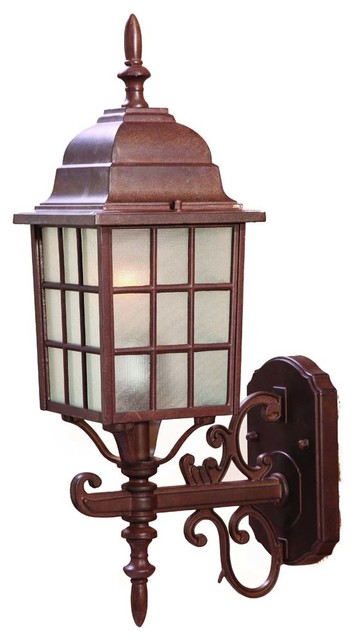 Acclaim Lighting Nautica Collection Wall Mount 1 Light Outdoor Nautica Collection Wall Mount 1 Light Outdoor Burled Walnut Traditional