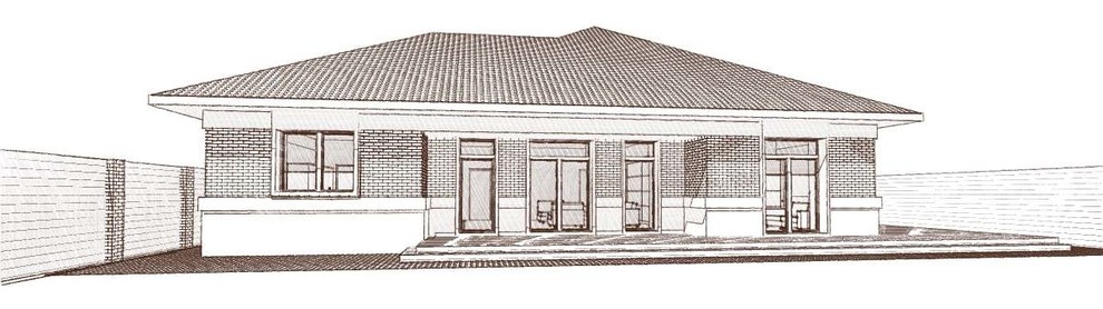 Форэскиз большого загородного дома