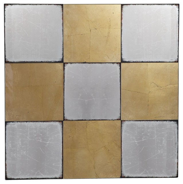 Uttermost Breena Mirrored Checkerboard Wall Decor