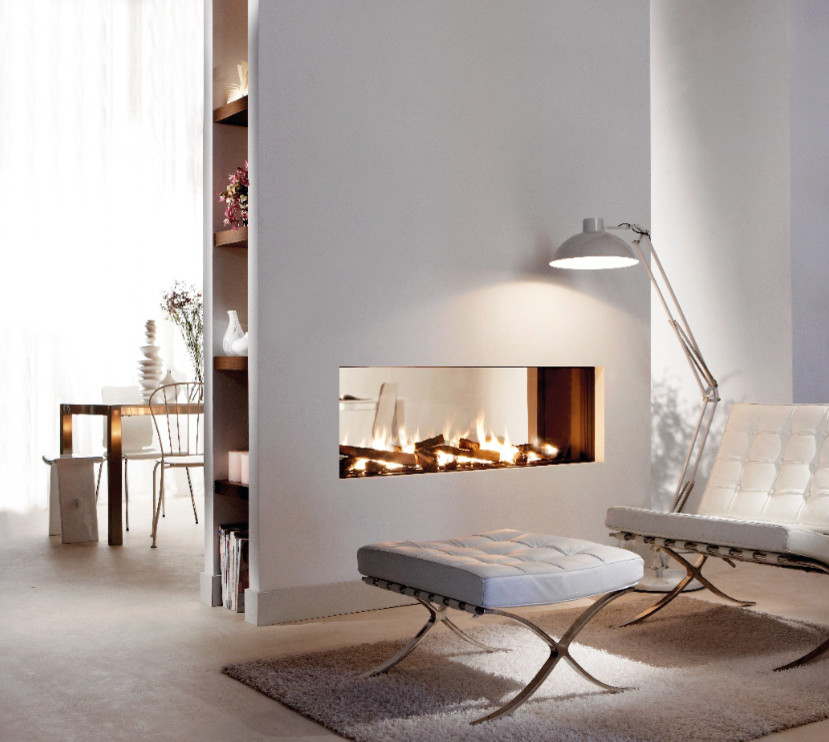Design ideas for a contemporary living room in Munich.