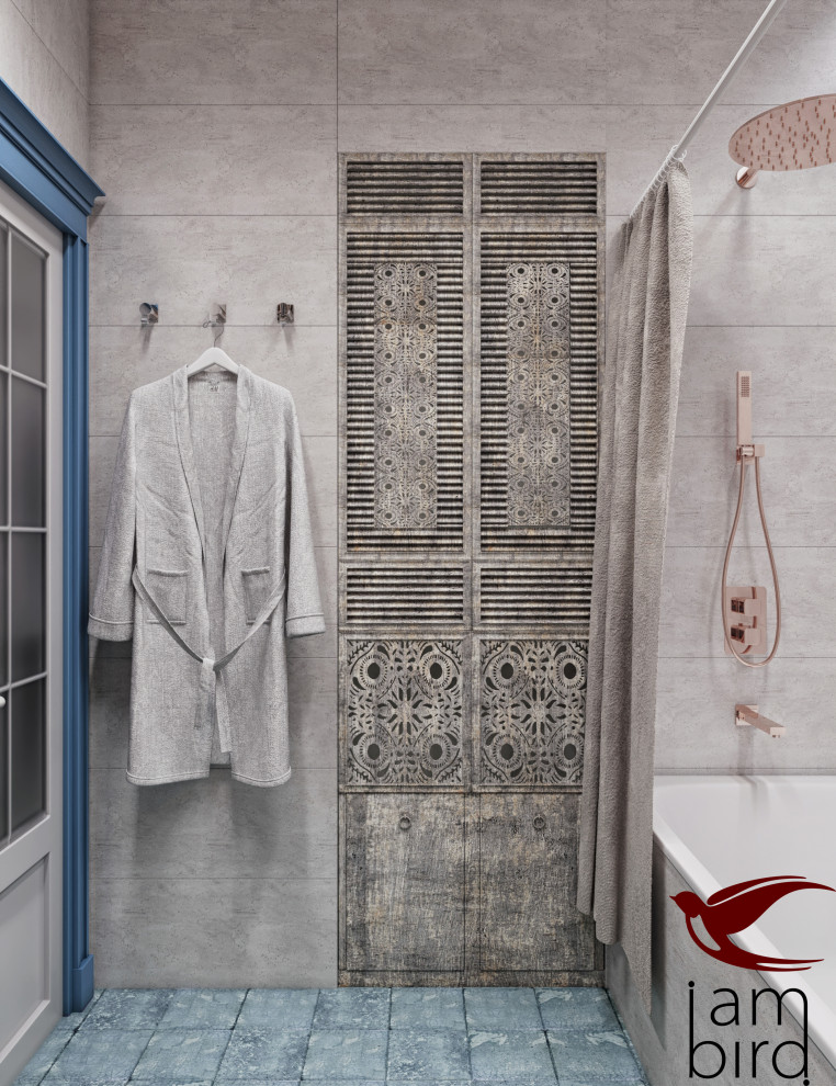 Бохо-Шик в историческом районе Москвы 80 кв.м