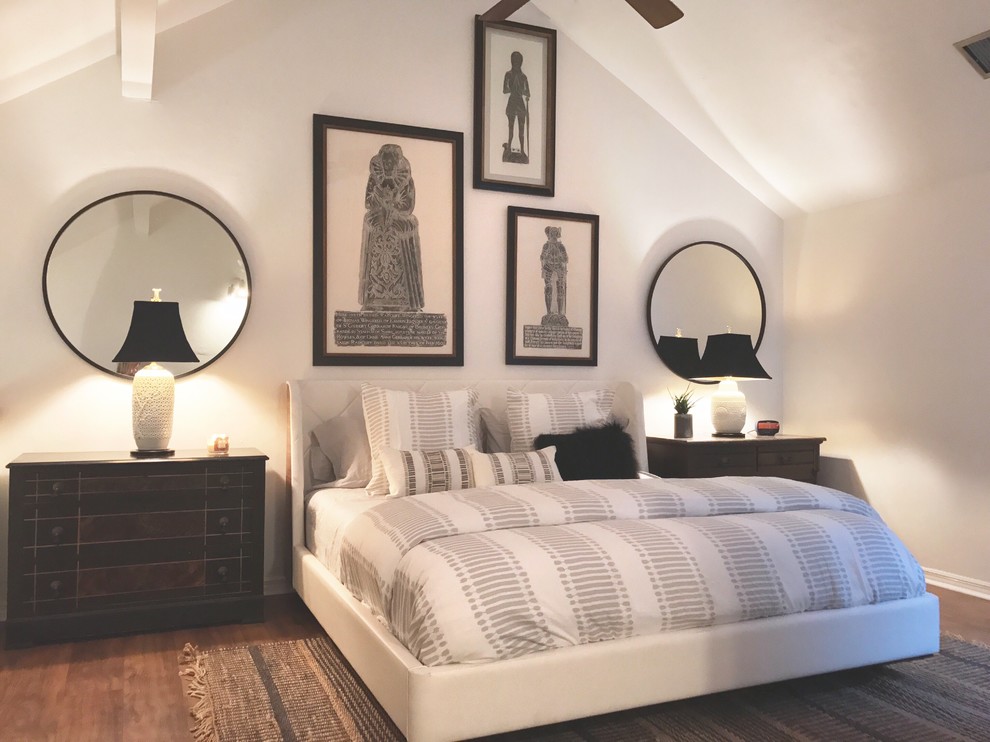Eclectic bedroom in Tampa.