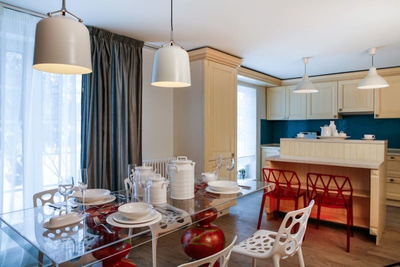 Поп- гостиная и арт -кухня (Дачный ответ НТВ)