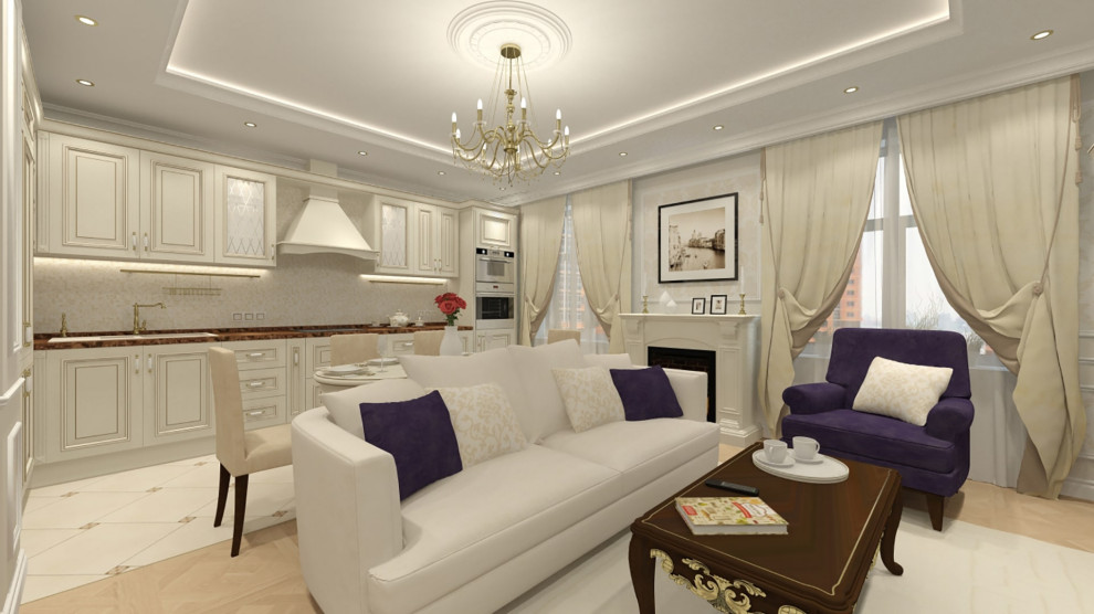 Дизайн проект квартира в ЖК Времена года