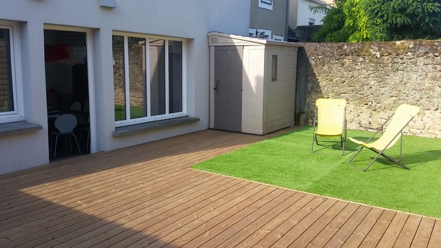 Terrasse Bois contemporaneo-terraza-y-balcon