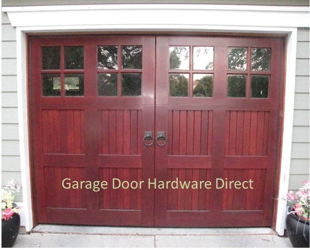 Decorative Garage Door Hardware Uses Traditional Garden