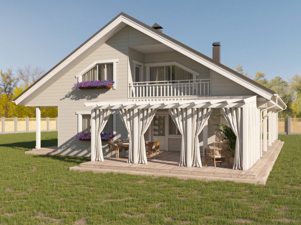 Редизайн фасадов загородного дома под Выборгом