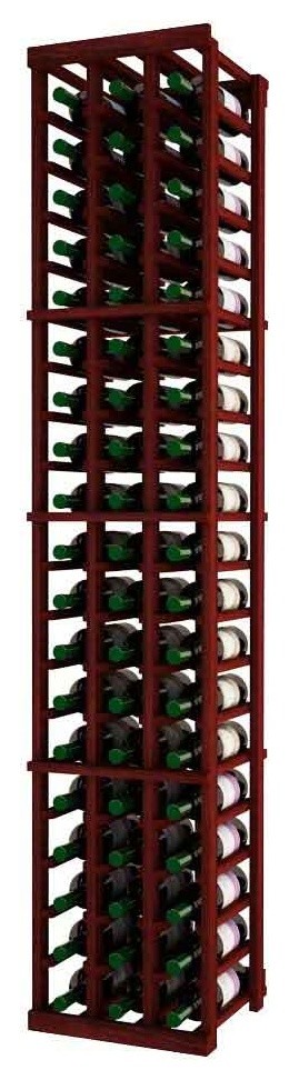Vercua Wine Rack, Redwood and Mahogany