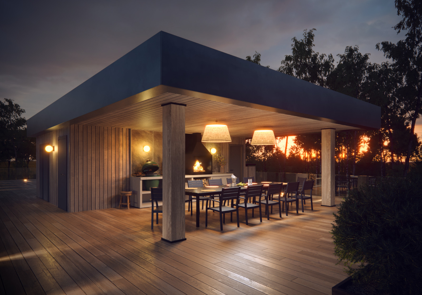 Интерьеры загородного дома