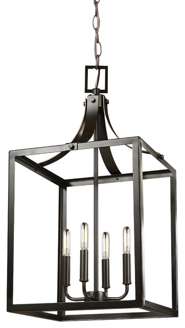 Sea Gull Lighting 5215004-782 Four Light Hall//Foyer Heirloom Bronze