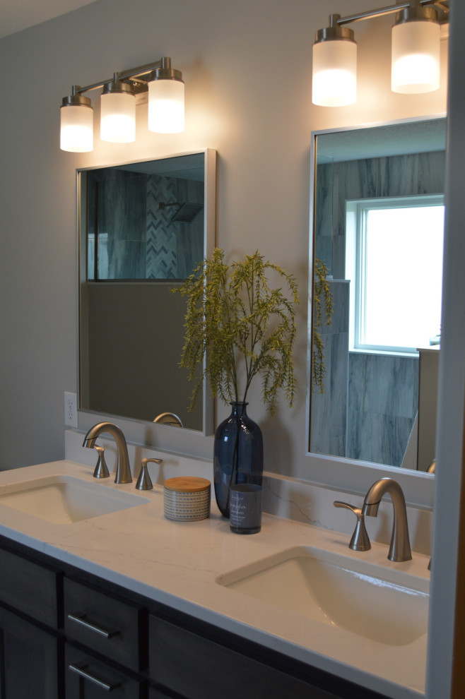 Gleason Farms Owner's Bath with Walk-in Shower