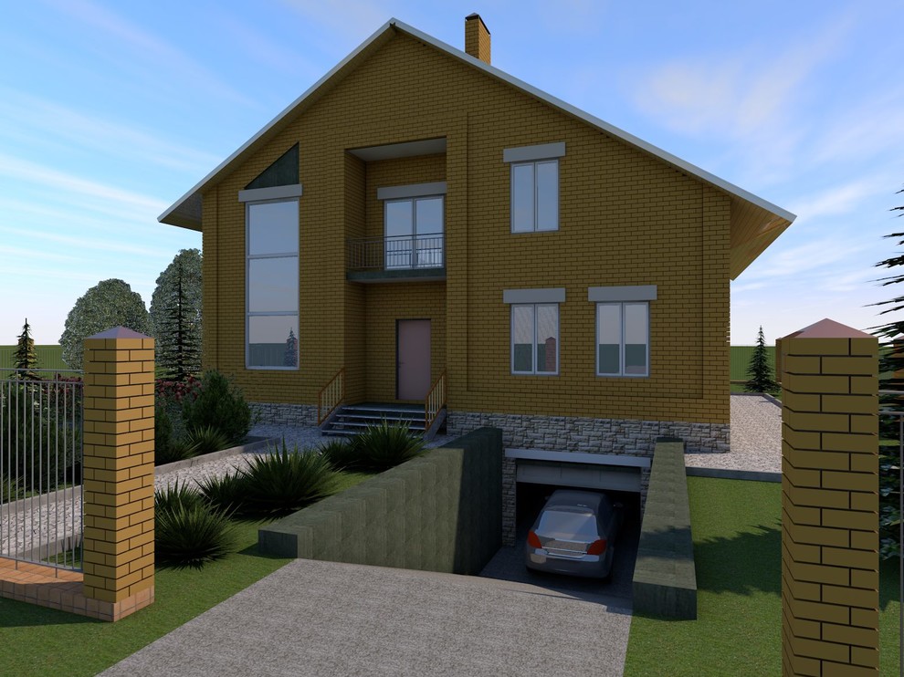 2-х этажный жилой дом с подвалом