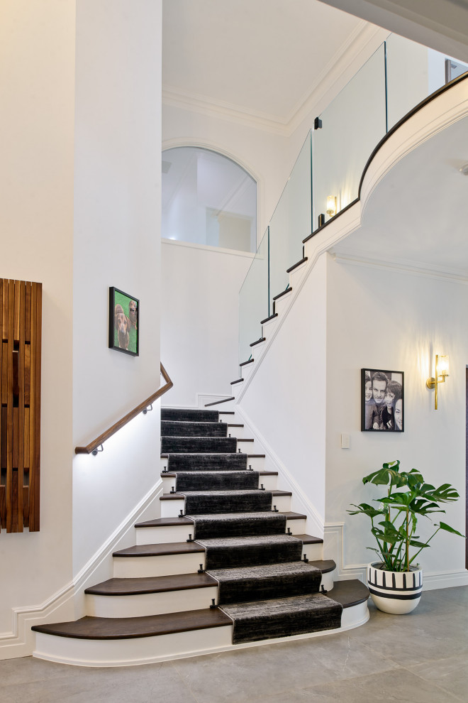 Modern staircase in Perth.