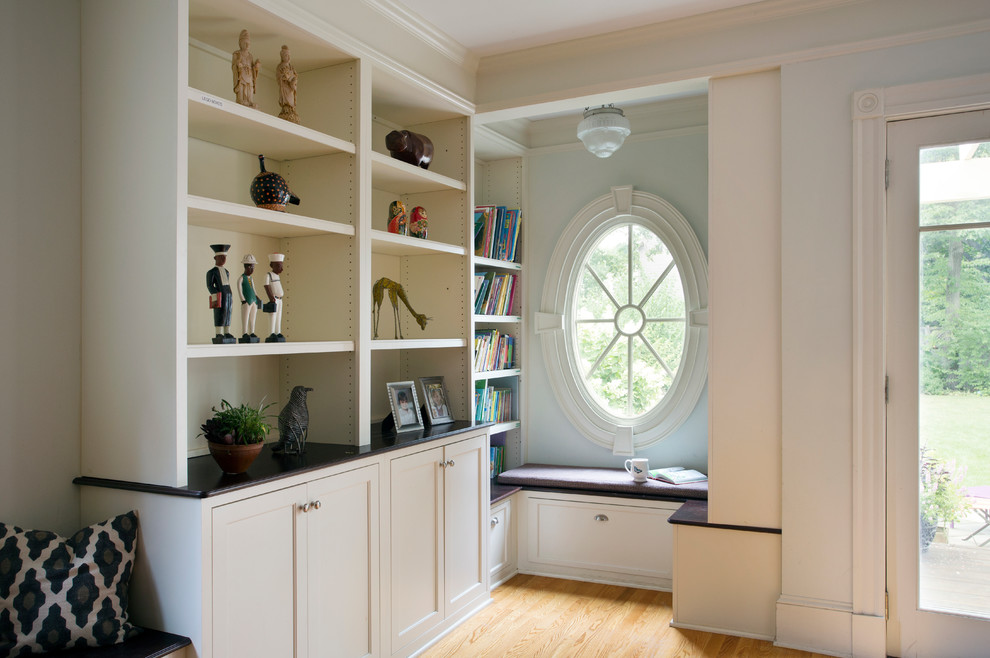 Home design - small traditional home design idea in Boston