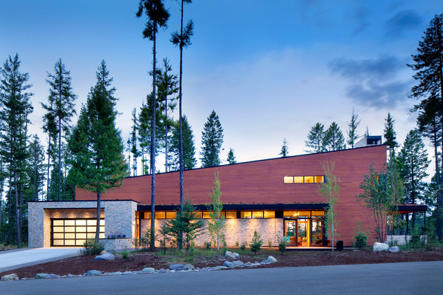Whitefish Mountain Residence modern-haeuser