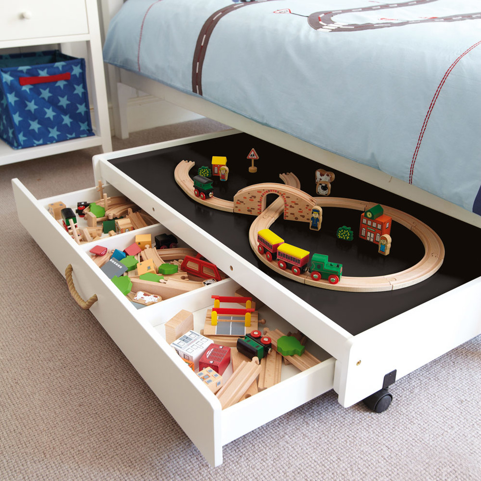 Underbed Play Table With Drawers