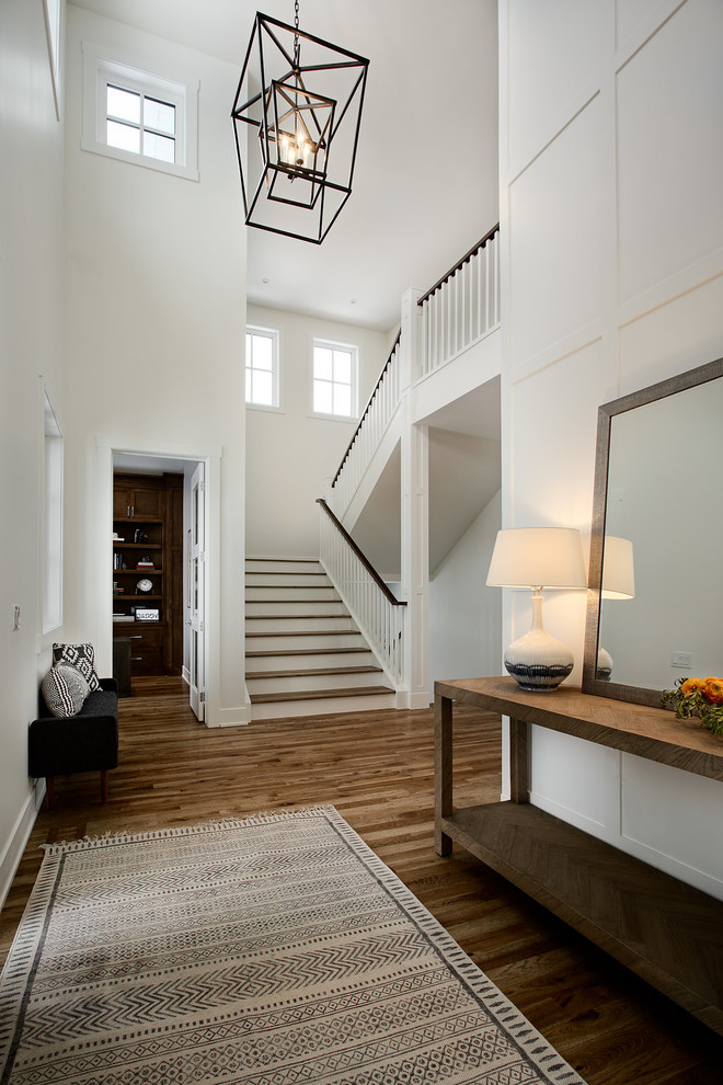 Transitional entryway photo in Calgary