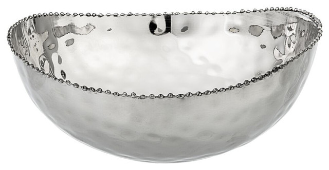 Classic Touch Beaded Salad Bowl, 5.25"x5.25"x2"