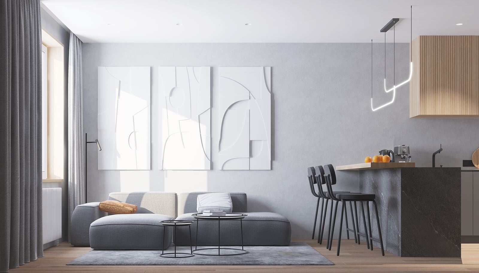 Кухня-гостиная