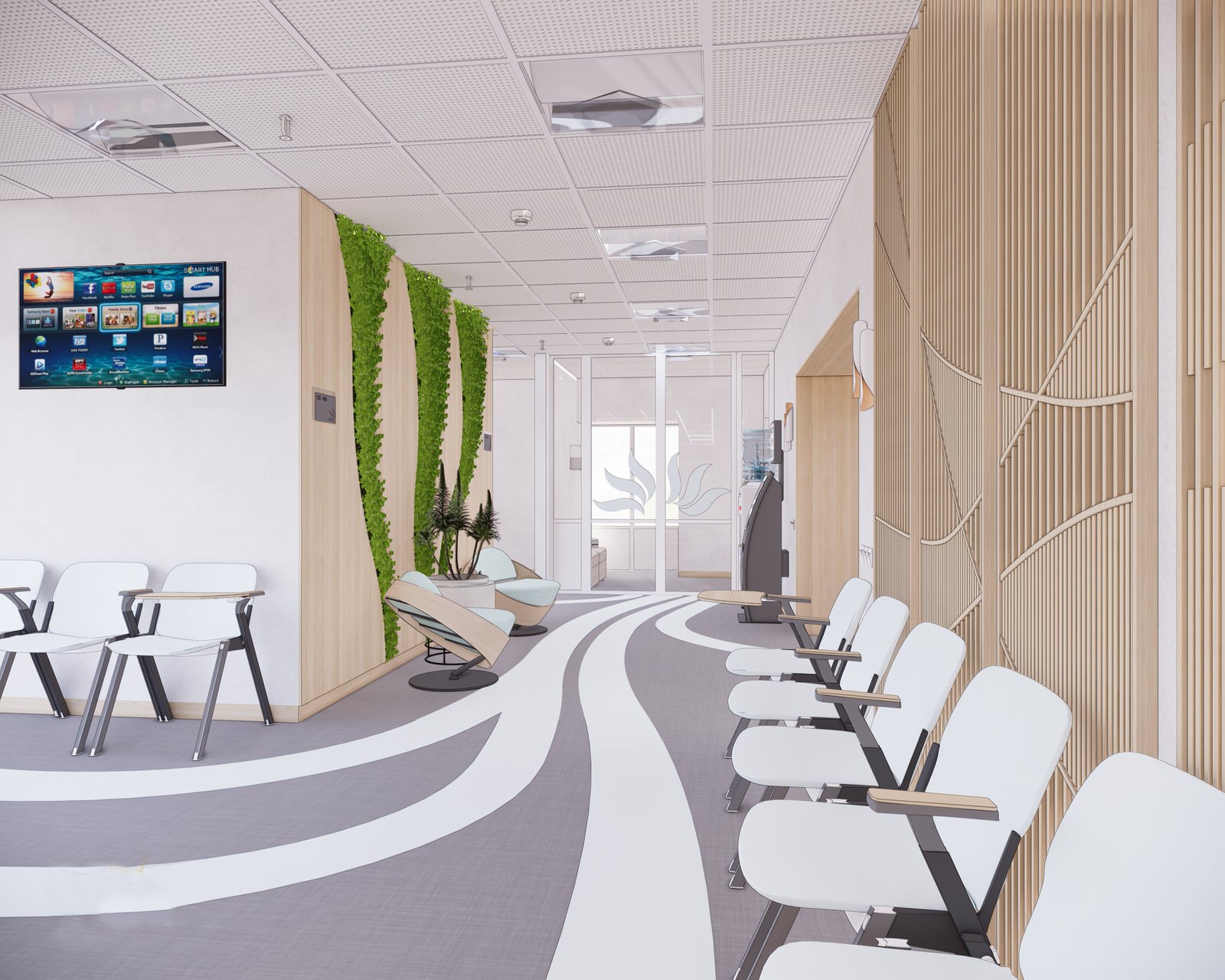 Концепция холла для Немецкой Семейной клиники