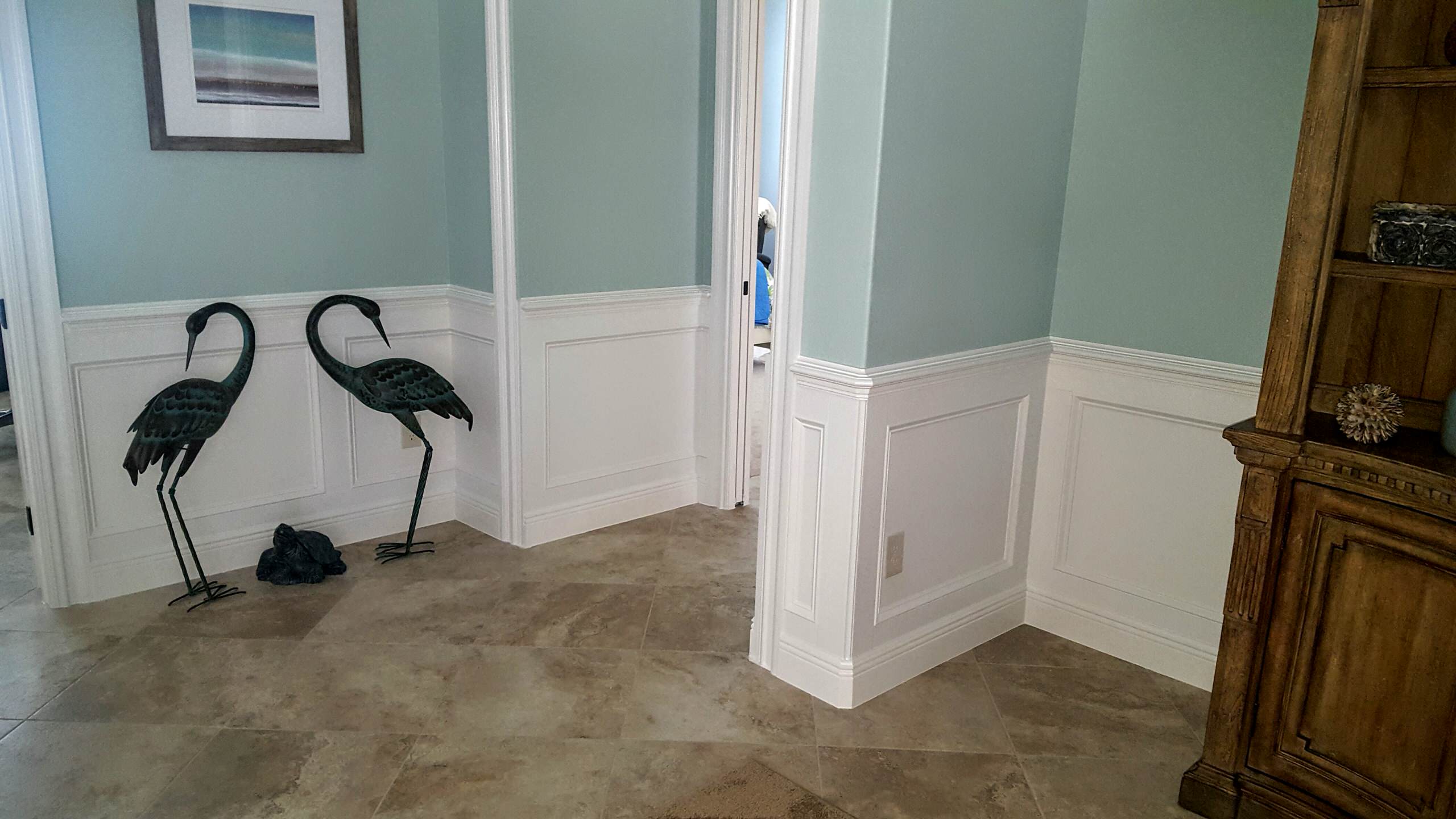Custom Woodwoorking by JSR Trim Carpentry & Remodeling, Painted by Steve Kling