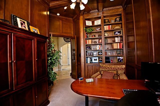 Painting dark cherry wood library paneling?
