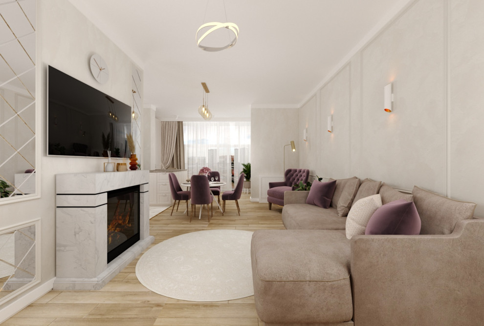 Проект квартиры 75 кв.м г.Тюмень