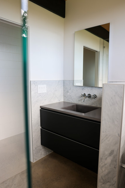 Tech Retreat modern-bathroom