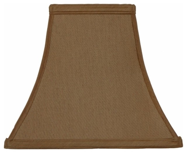 Tan Silk 10 Inch Clip On Lampshade Replacement 