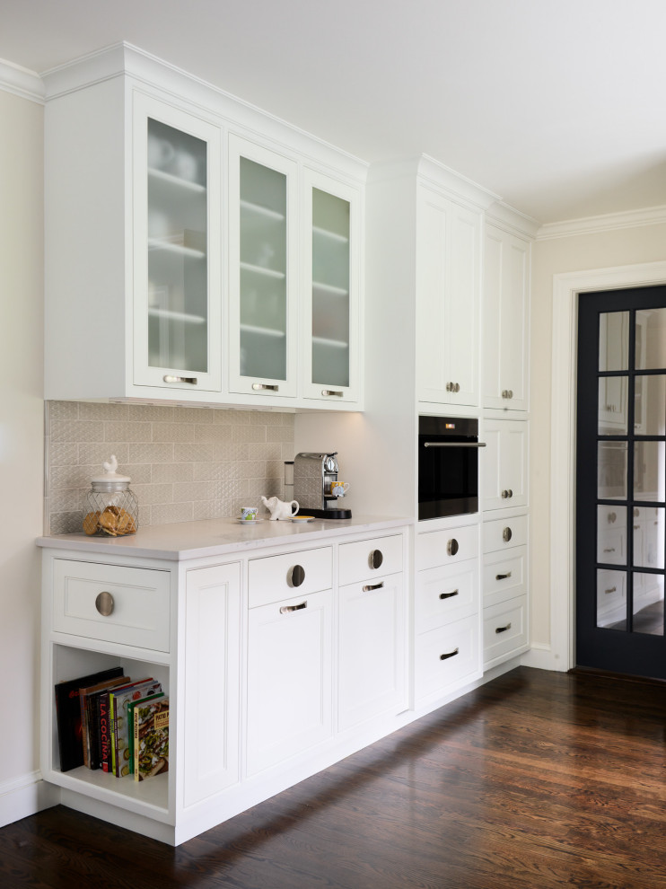 Transitional kitchen photo in Boston
