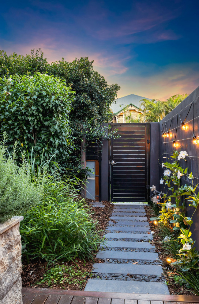 Contemporary garden in Brisbane.