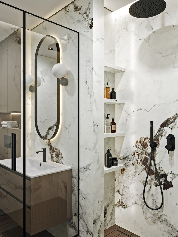 Дизайн интерьера квартиры в современном стиле в ЖК Шмитовский