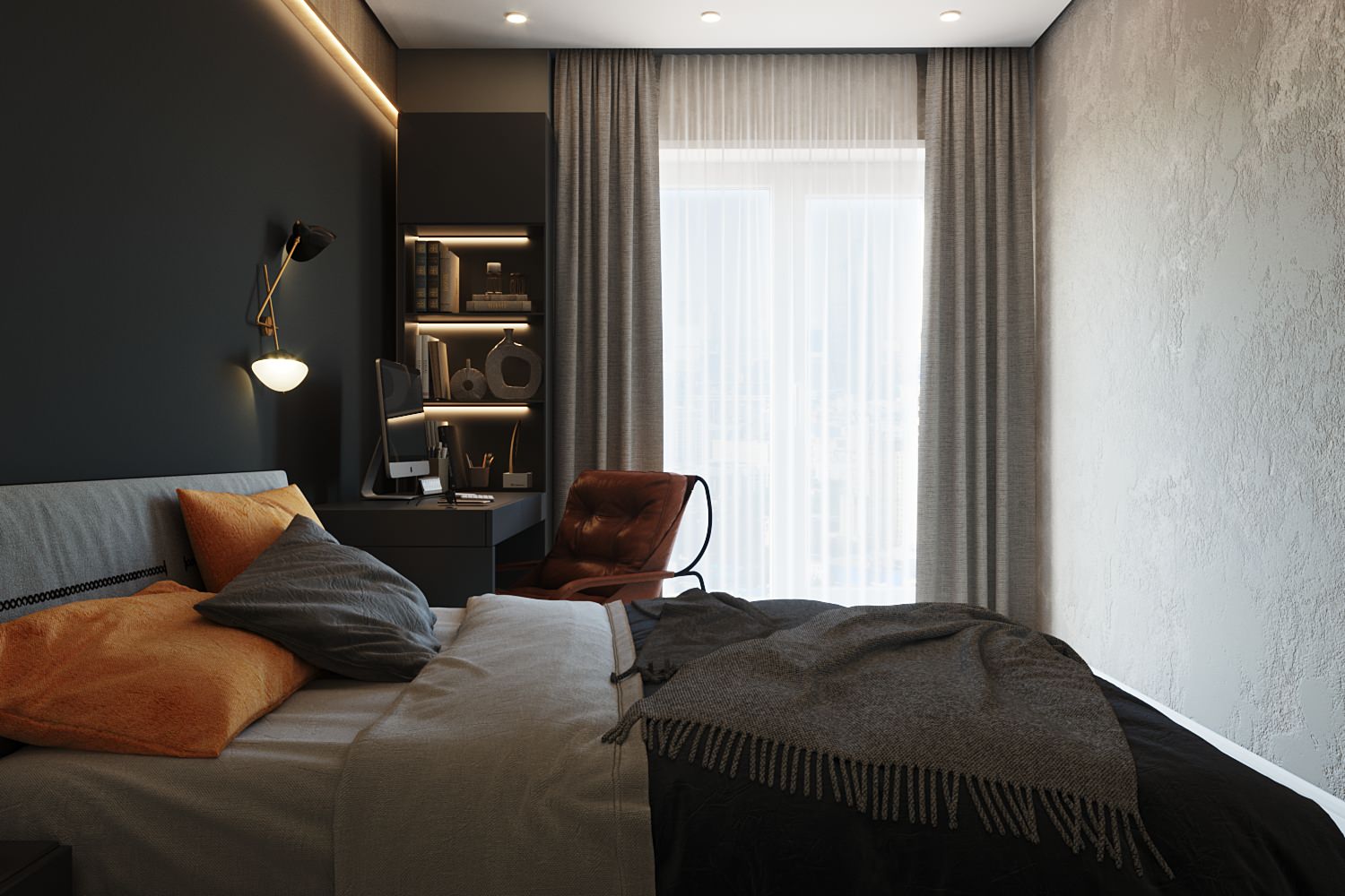 Спальня для молодой семьи