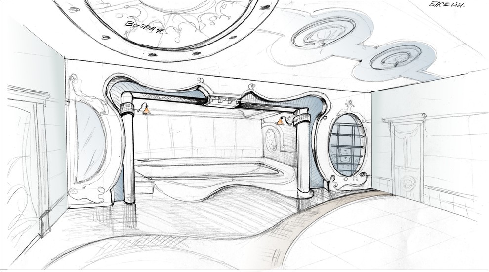 Эскиз котежда на 400 м.кв