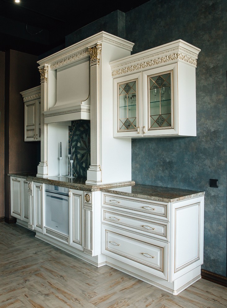 Кухня с итальянскими фасадами Ника д'Оро белая