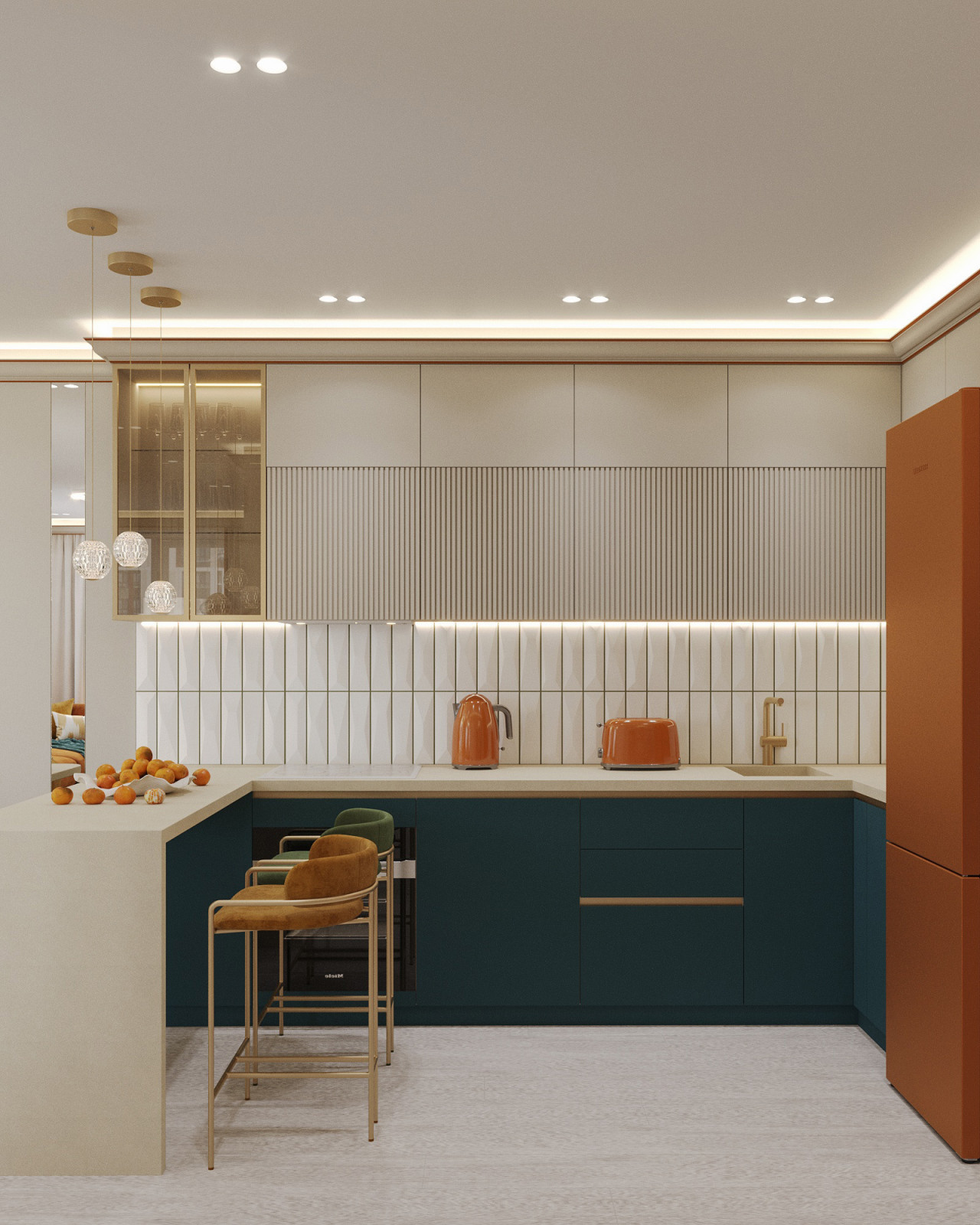 оранжевое небо 89 метров квадратных