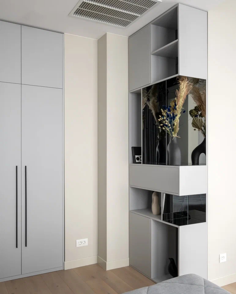 Дизайн интерьера апартаментов в Neva Towers, Москва-Сити (70 м2)