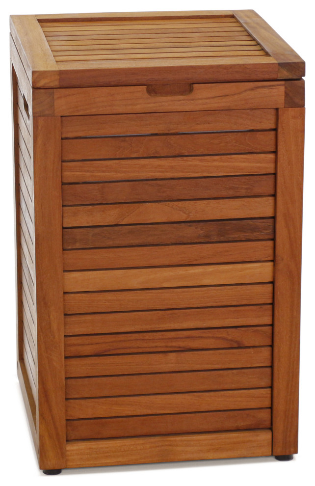The Original Nila™ Medium Size Teak Laundry or Storage Hamper