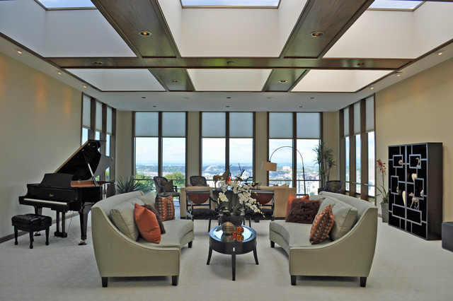 Transformed Living Rooms contemporary-living-room