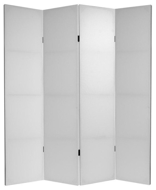 6' Tall Do It Yourself Canvas Room Divider Contemporary Screens And